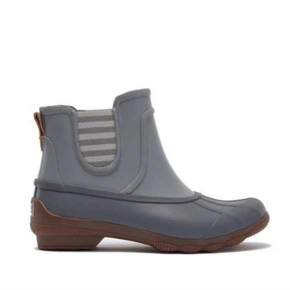 Sperry Womens Saltwater Syren Duck Rubber Waterproof Ankle Booties shoes 8.5 - Picture 1 of 15